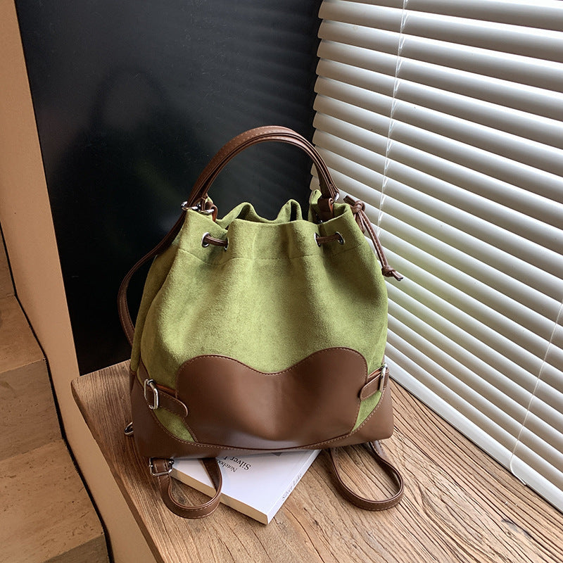 Wholesale PU Leather Drawstring shoulder bag